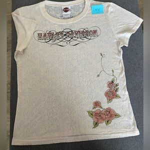 Harley Davidson woman’s Lrge t shirt